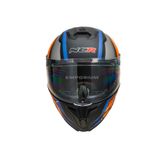 Ncr Vega Çene Açılır Kask (Ece-06) - Turuncu - Mavi