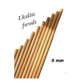 ncy Ahşap Kavela Çıta Çubuk Kavale 1.kalite Yivli 8 Mm 30 Cm 20 Adet