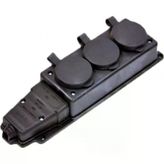 NE-AD 1X16A Kauçuk Üçlü Grup Priz