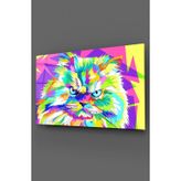 Ne Verelim Size Kedi Pop Art Cam Tablo