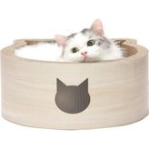 Necoichi Kedi Başlı Kazıma Yatağı (Huş Ağacı, Standart) - 100 x 100 cm - Genel