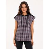Neden Tekstil Kapüşonlu Kolsuz Kadın Oversize Sweatshirt