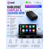 Need B121 2'si 1 Arada Kablosuz CarPlay & Android Auto Dönüştürücü Adaptör | Wi-Fi 6, Bluetooth 5.3