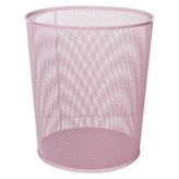 Need ND-1044 Tam Delikli Metal Fileli Toz Pembe Çöp Kovası