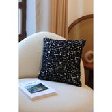 NEEDLE Labirent Siyah Kırlent Kılıfı(45X45)