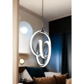 Neeko Emily Modern Sarkıt Power LED Avize BEYAZ IŞIK - Gri Kasa - 1