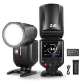 NEEWER Z2PRO-F 2,4G TTL yuvarlak başlı flaş Speedlite Fujifilm için, Godox ile kablosuz uyumlu, 76 W 1/8000s HSS, kullanıcı arayüzü, TTL/M TCM şalter, 7,2 V/3000 mAh pil, tam güçte 600 flaş