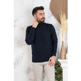 NEHİR BY FARUK ÜLKER BOĞAZLI DESENLİ REGULAR FİT ERKEK TRİKO KAZAK