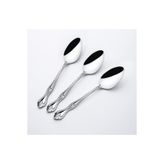 Nehir Lalezar Tatlı Kaşık, 6'lı Set, Çelik