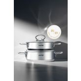 Nehir Silver 4 Parça Paslanmaz Çelik Sahan Seti (18-20 cm)