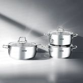 Nehir Silver Klasik 6 Parça Çelik Derin Tencere Seti