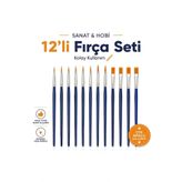 NEON PLUS 12 Adet Akrilik Yağlı Boya Fırça Seti