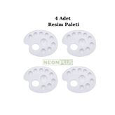 NEON PLUS Resim Paleti 4 Adet, Boya malzemeleri