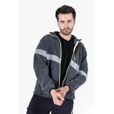 Neon Sarı Fermuarlı Reflektörlü İş Poları