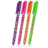 Neon Tükenmez Kalem 4 Renk Pensan Neon Jely Fosforlu Jel Pilot Kalem Siyah Defter Kalemi Yumuşak Yazım