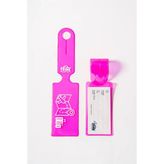 Neon - Valiz Etiketi Ve Bavul Etiketi 1 Adet * Neon Pembe *
