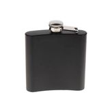 Neonova Siyah 6 Oz Çelik Cep Içki Kanyak Matarası
