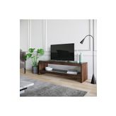 Neostill TV300 Pisagor Ahşap ve Temperli Cam Tv Sehpası