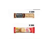 Nescafe Gold 2gr 200'lü + Nestle Coffee Mate 5gr 200'lü