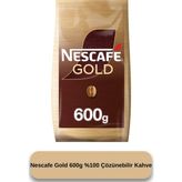 Nescafe Gold 600g %100 Çözünebilir Kahve - 2'si 1 Arada - 1 Adet