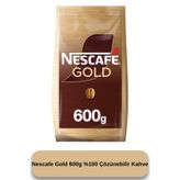 Nescafe Gold 600g %100 Çözünebilir Kahve