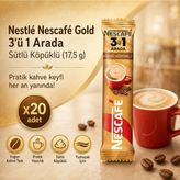 Nescafe Gold Sütlü Köpüklü Hazır Kahve 17,5 G X20 Adet - 17,5 gr