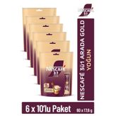 Nescafe Nescafé 3ü1 Arada Gold Yoğun 10'lu Çoklu Paket (6 Adet)