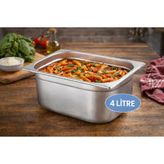 Net Çelik Gastronom Küvet 1/2-65 4 Litre