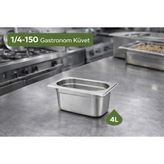 Net Çelik Gastronom Küvet Gn 1/4-150