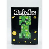 Netavantaj Minercraft Creeper Figürü Bricks 3D Mini Pixel Blok Yapım Set