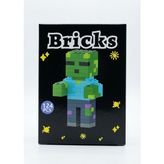 Netavantaj Minercraft Zombi Figürü Bricks 3D Mini Pixel Blok Yapım Seti