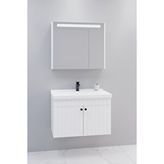 Netdeko Avien 80 Cm Banyo Dolabı Npl Aynalı - Boy Dolap Hariç Beyaz