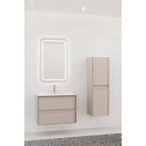 Netdeko Elisa 80 Cm Banyo Dolabı - Vizon (boy Dolap Dahil)
