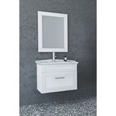 Netdeko Monaco 65 Cm Banyo Dolabı Beyaz - Boy Dolap Hariç