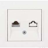 Netelsan Data Prızı Rj 45 Cat6 + Cerceve Dahıl