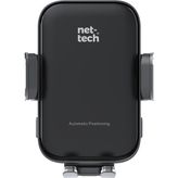 Nettech NT-CHC32 15W Otomatik Sensörlü Kablosuz Araç Şarj Cihazı & Telefon Tutucu - Siyah