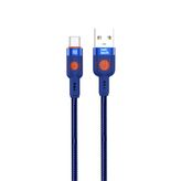 Nettech NT-DC31 18 W Plastik 100 cm Mavi Type-C Şarj ve Data Kablosu