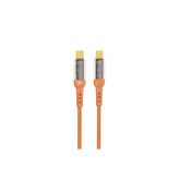 Nettech NT-DC36 60 W Plastik 100 cm Turuncu Type-C to Type-C Şarj ve Data Kablosu