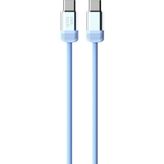 Nettech NT-DC47 60 W Plastik 100 cm Mavi Type-C to Type-C Şarj ve Data Kablosu