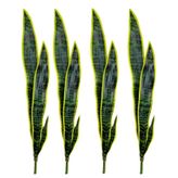 Netten Evime Yapay Çiçek Sansevieria Yeşil Kılıç Çiçeği 4 Adet 65cm Salon Çiçeği Yapay Bitki