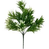 Netten Evime Yapay Çiçek Yeşil Beyaz Renk Podocarpus Demeti 7dal 48 Çiçek Garnitür Aradal Dekoratif Yapay Bitki