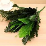 Nettenevime Yapay Çiçek Cycas Aşk Merdiveni Eğrelti Otu Sıkas Bitkisi 18 Yaprak 40*50 Cm Yapay Bitki