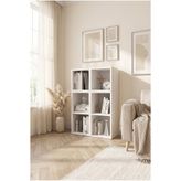 Nettrends KTP-1218 Beyaz 67 cm 6 Raflı Kitaplık