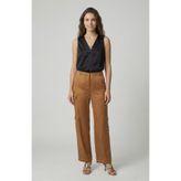 Network Camel Kargo Cepli Cupro Pantolon