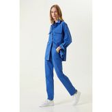 Network N-Tech Royal Blue Narrow-Leg Sweatpants - Saks