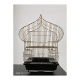 Netx Kafes H1105A-P Damla Pirinç 40x23x52 Cm Kanarya Muhabbet Kuşu Için
