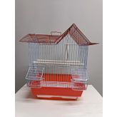Netx Kirmizi Kus Kafesi Cin Evi 30X23x51 Kanarya Muhabbet Kusu İcin