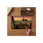 Neuschwanstein Şatosu - Kale - Manzara Tasarımı 240 Parça Ahşap Puzzle Ahşap Kutuda MP05137
