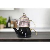 Neva Home Forte Black Gold Model Emaye Çaydanlık