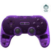 Neva Home Pro 2 Bluetooth Controller With Hall Effect Joysticks, 2 Pro Back Paddle Buttons,wireless Gaming Controller For Switch/switch 2,pc, Android,and Steam Deck & Apple(Transparent Purple Edition)